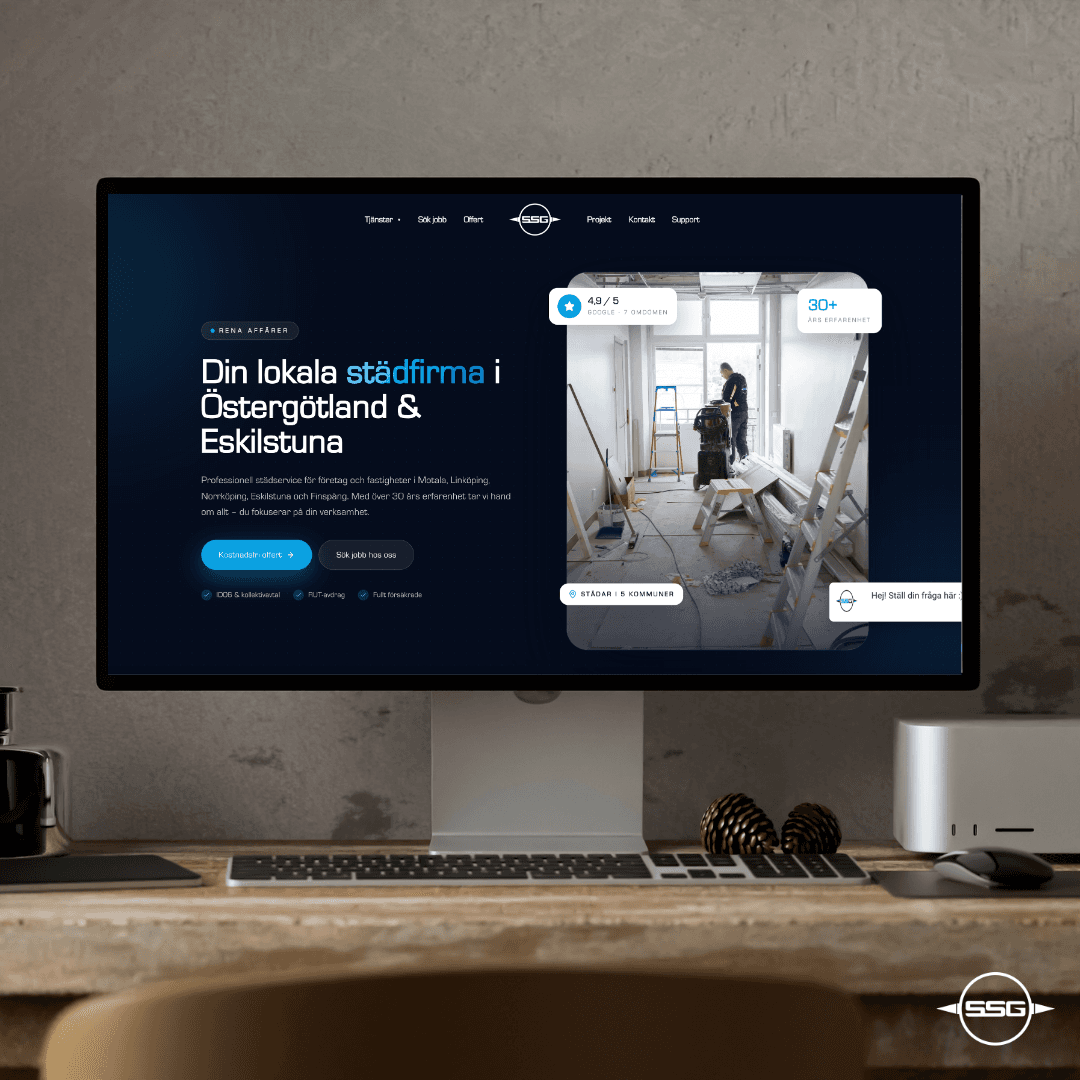 Kundcase – SSG Facility Services AB, Facility & fastighetsservice med BohusMedia